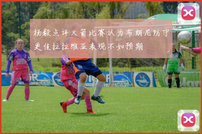 杨毅点评火箭比赛认为布朗尼防守更佳拉拉维亚表现不如预期